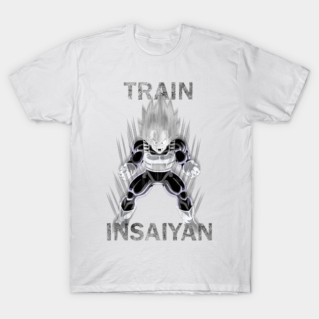 Vegeta - Train Insaiyan Greyscale T-Shirt-TOZ